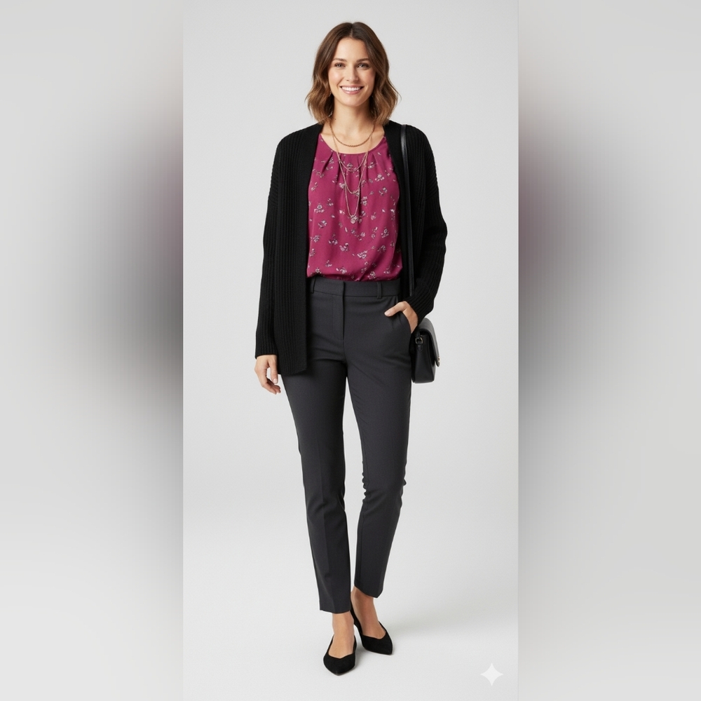 Reitmans Magenta sleeveless top